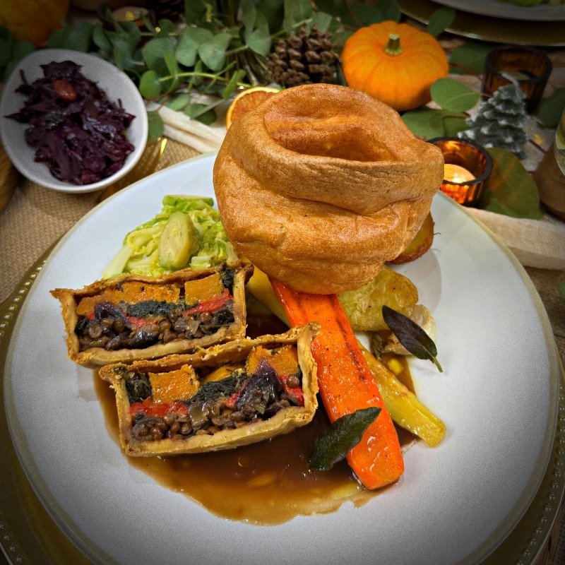 Christmas Vegan Pie Cook at Home Box Essex Hertfordshire London